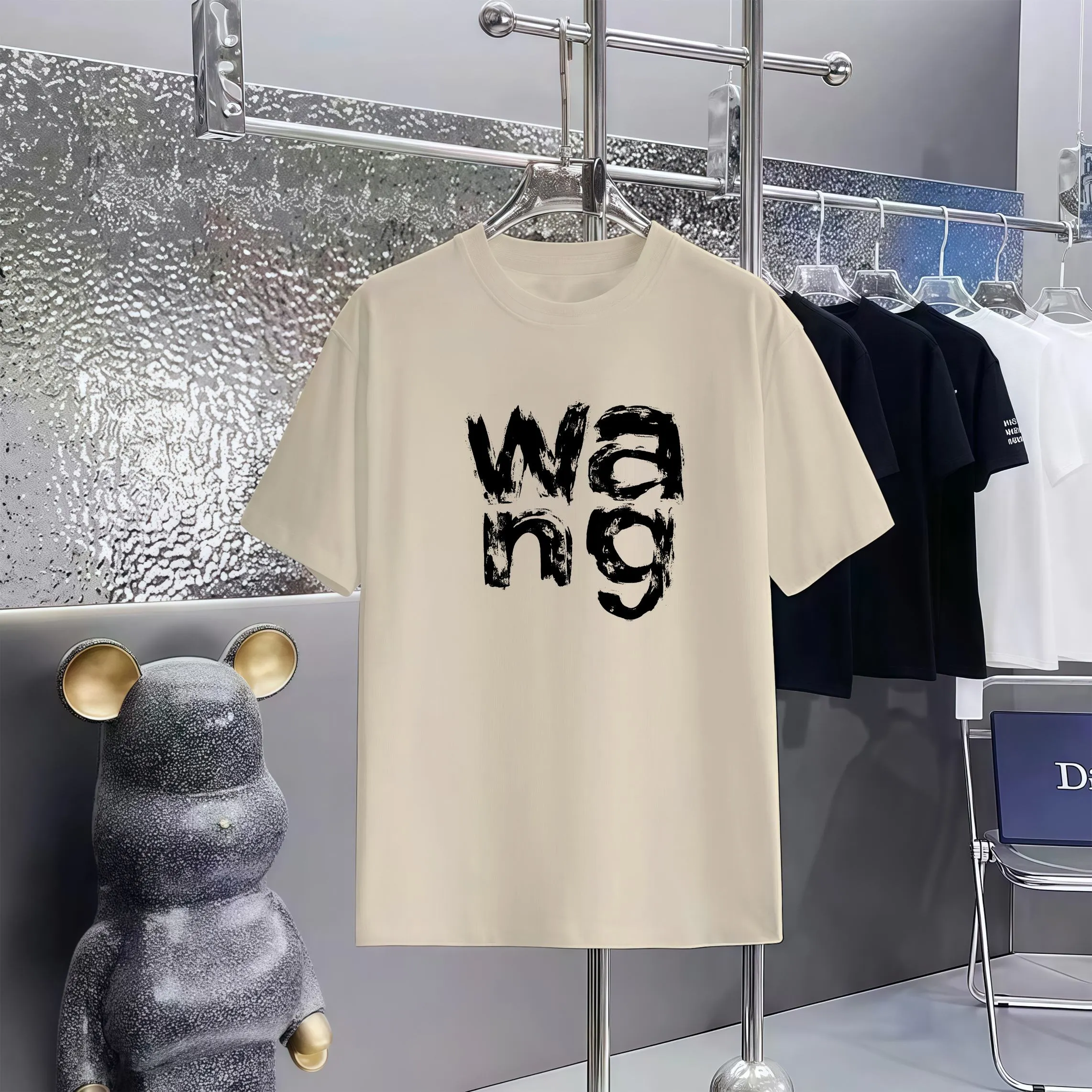 80 Alexandr Wang T 1:1 1×1 Same Style logo OXS ：Black，White， ，Red， Gray Size：XS-L